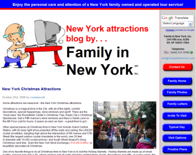 Family in New York blog